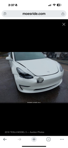 Sell Tesla model 3 2018 long range dual motor
