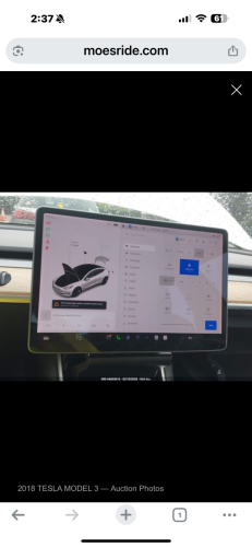 Sell Tesla model 3 2018 long range dual motor