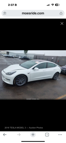 Sell Tesla model 3 2018 long range dual motor
