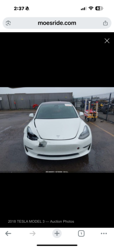 Sell Tesla model 3 2018 long range dual motor
