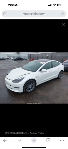 Sell Tesla model 3 2018 long range dual motor