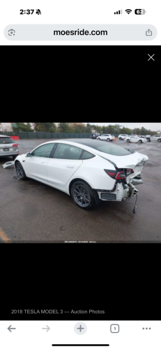Sell Tesla model 3 2018 long range dual motor