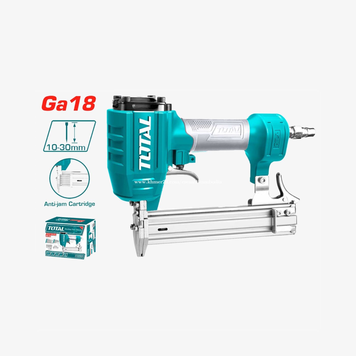 ប្រូម៉ូសិនចូលឆ្នាំ 20% OFF✨ 🇫🇷 TOTAL 18GA Brad Nailer TAT83301-3 TOTAL