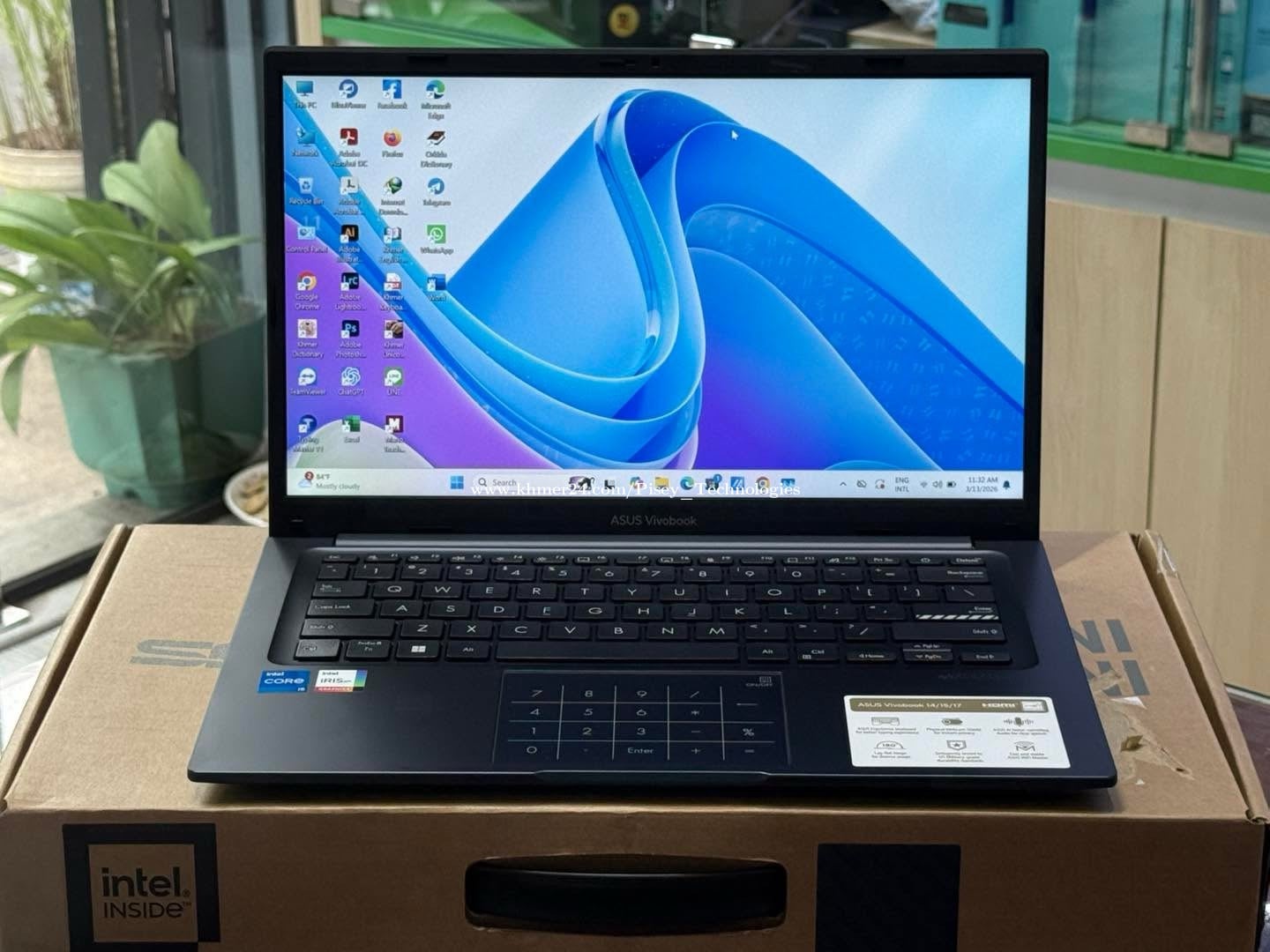Asus Vivobook X1404VA ( ថ្មីប្រអប់ធានា 1ឆ្នាំ ) / Core i3 & Core i5 ...