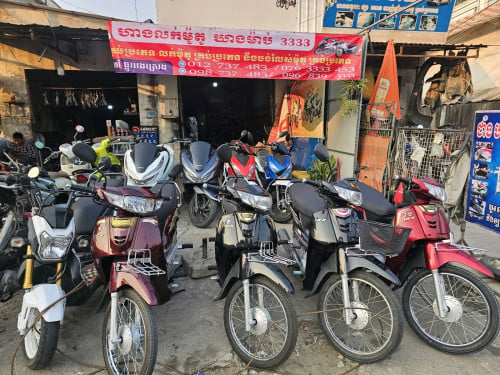 លក់ម៉ូតូថ្មីនឹងមានបង់រំលោះម៉ូតូគ្រប់ប្រភេទ