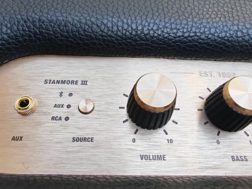 #Marshall  🔊 STANMORE 3 🔊 ( 92% ). 🔊 🔊 ប្រើភ្លើងអត់ប្រើថ្មទេ។ 🔊 🔊  275$  🔊.