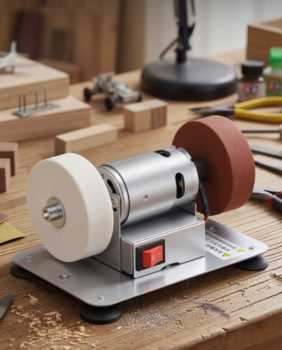5-strand grinding machine small grinding wheel desktop thick double grinding