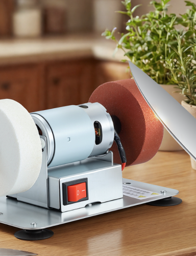 5-strand grinding machine small grinding wheel desktop thick double grinding
