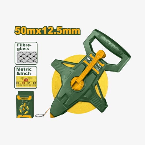 Fibreglass Measuring Tape 50m ร 12.5mm JDMT2550 JADEVER
