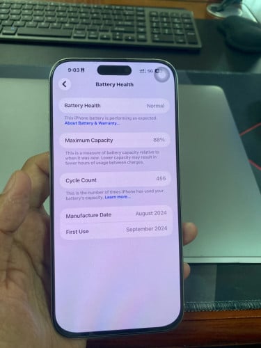 iPhone 16promax 512G លក់ប្រញាប់លុយចូលឆ្នាំ