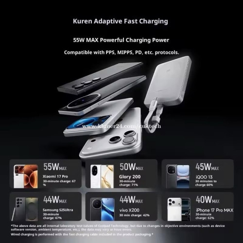 iPhone 17 power bank wireless Cuktech 10000mah