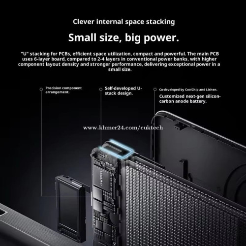 iPhone 17 power bank wireless Cuktech 10000mah