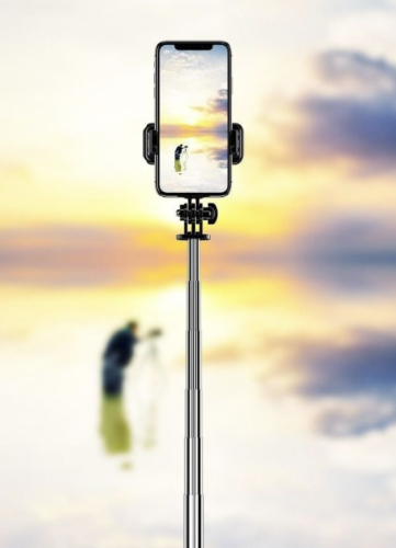 Mobile phone selfie stick universal multi-function Bluetooth tripod Android camera artifact