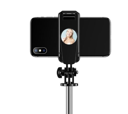 Mobile phone selfie stick universal multi-function Bluetooth tripod Android camera artifact