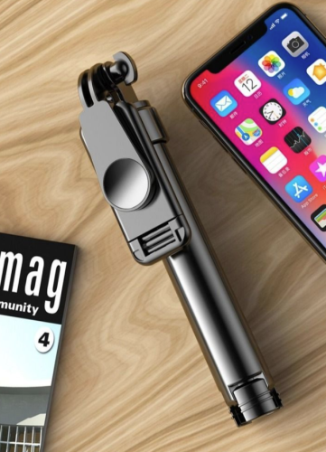 Mobile phone selfie stick universal multi-function Bluetooth tripod Android camera artifact