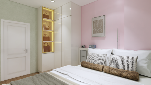 One set of bedrooms