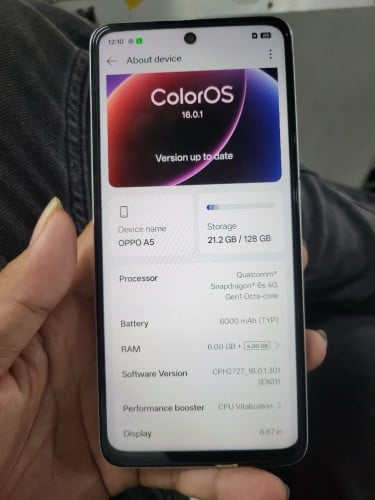 OPPO A5(12g*+128g)98%
