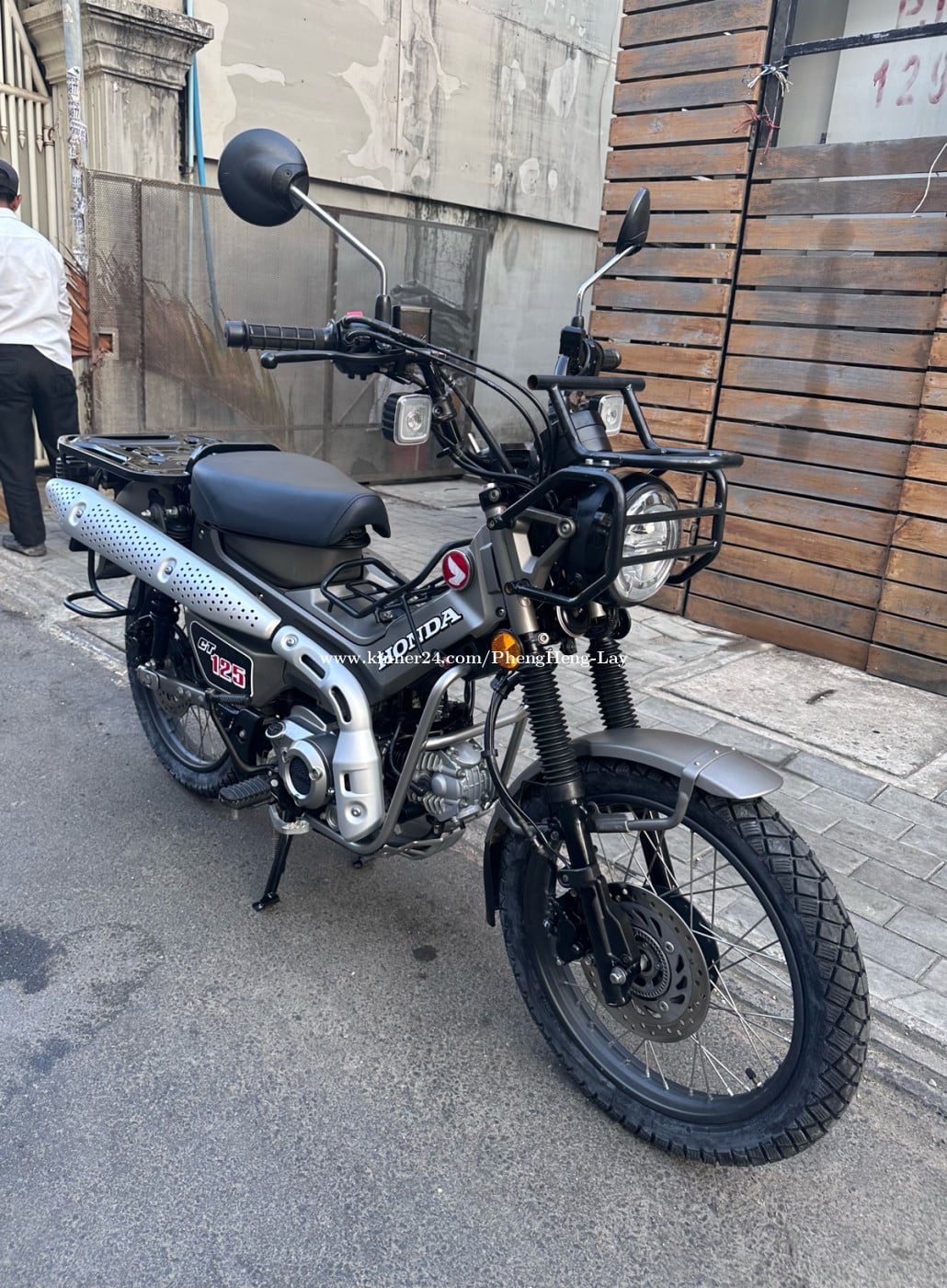 Honda CT125ថៃ ឆ្នាំ2023 ផ្លាក់លេខ
