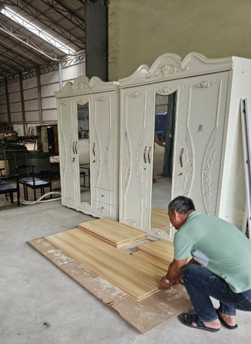 ទូខោអាវធំ 1.6m ស្អាតខ្លាំង 1.6m Wardrobe Closet Classic Style