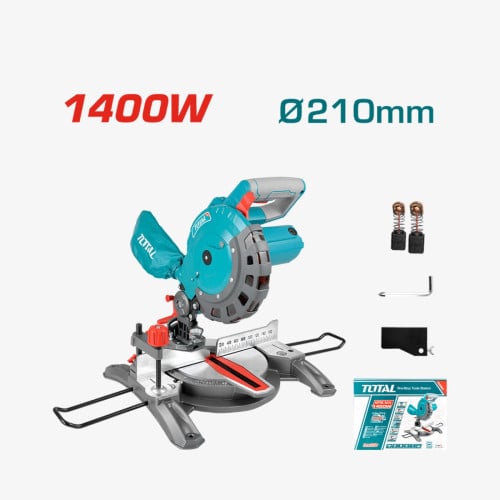 ប្រូម៉ូសិនចូលឆ្នាំ 20% OFF✨ TOTAL Mitre Saw 1400W (Industrial) (TS42142107)