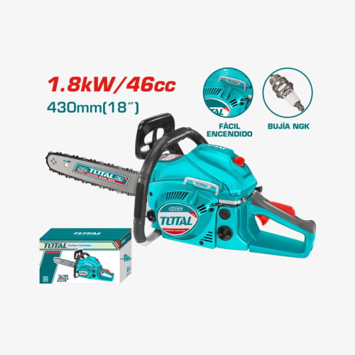 ប្រូម៉ូសិនចូលឆ្នាំ 20% OFF✨TOTAL Gasoline Chain Saw ម៉ាស៊ីនកាត់ឈើប្រើសាំង 46cc 18អ៊ីញ (TG5451811)