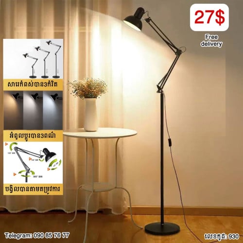អំពូលបញ្ឈរ / floor lamp