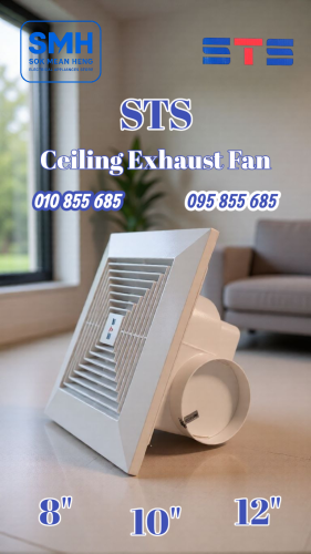 កង្ហារបឺត_ពិដាន STS Ceiling Ventilating Fan _ 10" / 12"