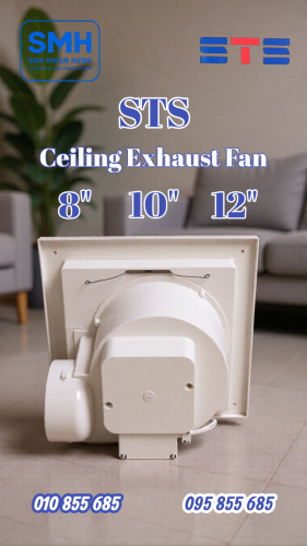 កង្ហារបឺត_ពិដាន STS Ceiling Ventilating Fan _ 10" / 12"