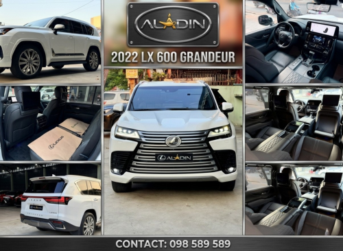 2022 Lx 600 Grandeur VIP 4 កៅអី