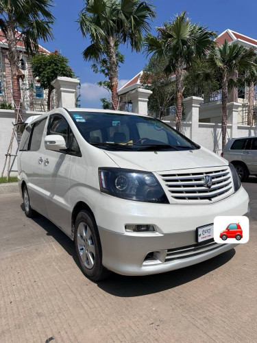 Alphard ឆ្នាំ2004 V6 pog2ទ្វាអូតូ2បើកដំបូល2តង