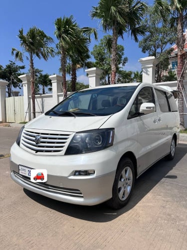 Alphard ឆ្នាំ2004 V6 pog2ទ្វាអូតូ2បើកដំបូល2តង