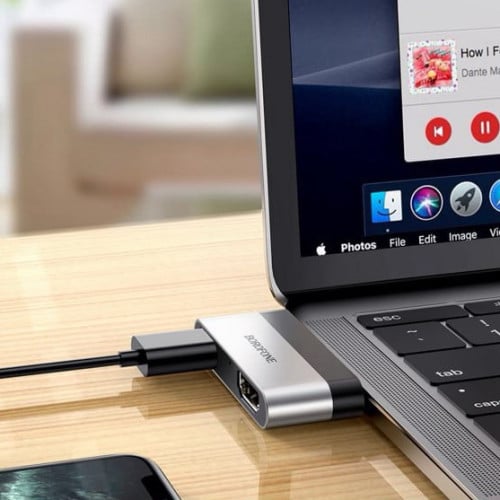 Borofone adapter type-C to USB3.0 + HDMI