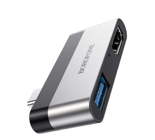 Borofone adapter  type-C to USB3.0 + HDMI