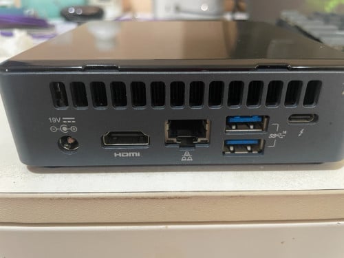 Intel NUC 10th gen i7. 32GB RAM and 512GB NVME SSD
