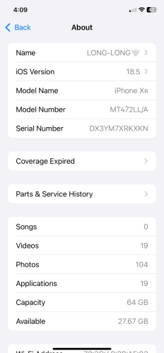 iPhone XR 125$