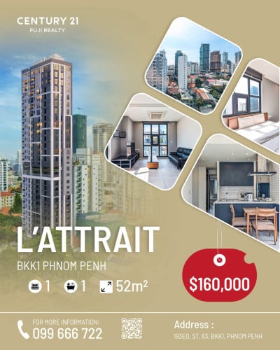 JUST LISTED | L’attrait BKK Condominium – BKK1　販売