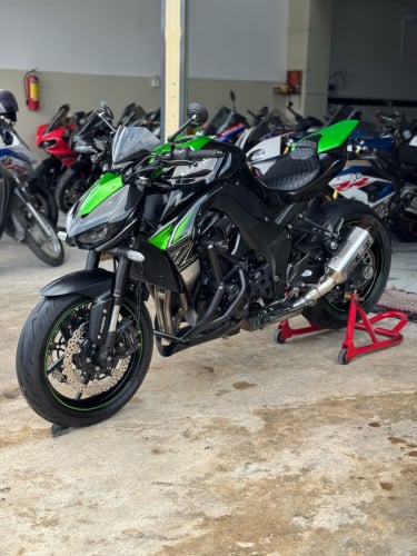 Kawasaki Z1000 2017 full tax plate number