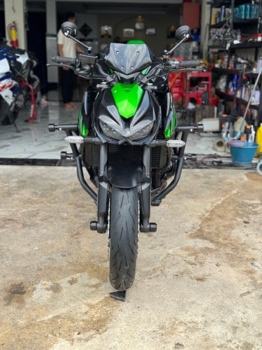 Kawasaki Z1000 2017 full tax plate number