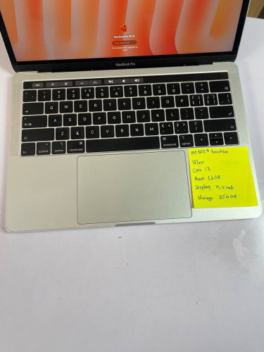 MacBook Pro year 2019 TouchBar Silver