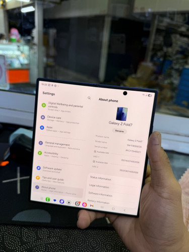 Samsung zfold7 512G ក្រុមហ៊ុន sim2 ស្អាត