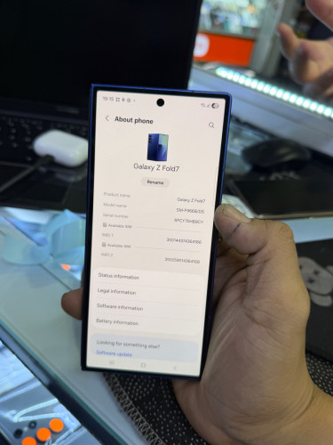 Samsung zfold7 512G ក្រុមហ៊ុន sim2 ស្អាត