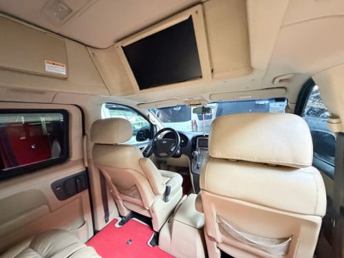 Starex 011 HVX Limousine VIPក្នុងលឿងដំបូលបេីកហ្វូលអប់សិនរំលស់សុត100%បាន