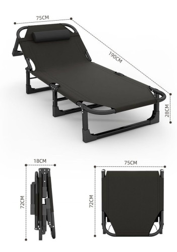 គ្រែងបត់ មានពូ ថ្មី - ទំហំ 75 x 192 cm. តំលៃ 30$