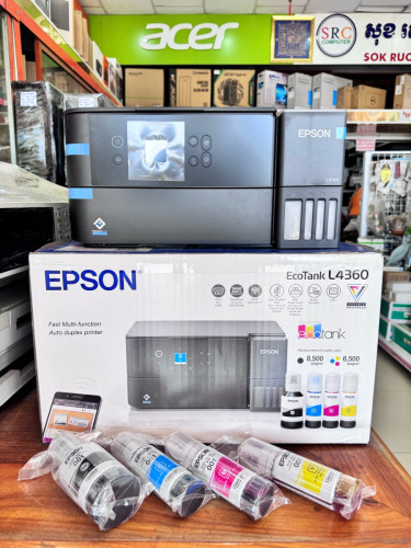 Epson L4360 | Wifi | Copy | Print + Scan | Duplicate ថ្មី