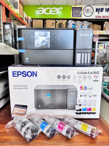 Epson L4360 | Wifi | Copy | Print + Scan | Duplicate ថ្មី