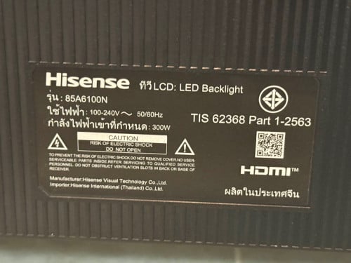 HISENSE TV ថ្មី99% លក់ 85inc