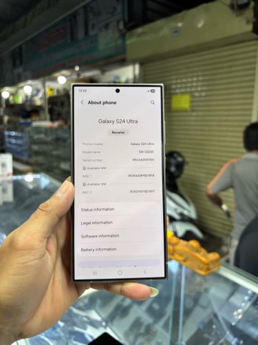 Samsung S24Utra 256G Ram12G Sim2 Global ម៉ាសុីនស្រុីន តួរ99%