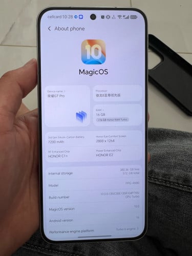 Sell Honor GT Pro 99% full box Ram 16/512G