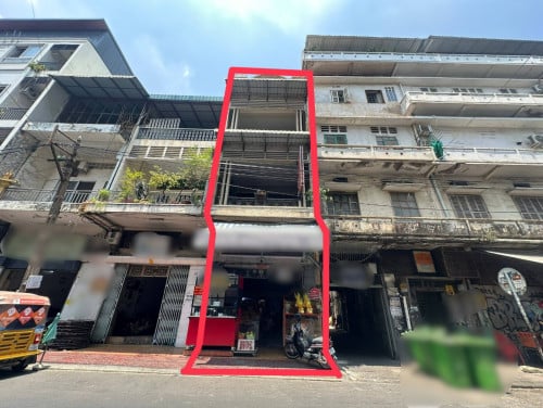 Shophouse For Rent At Doun Penh. Pefect for business.