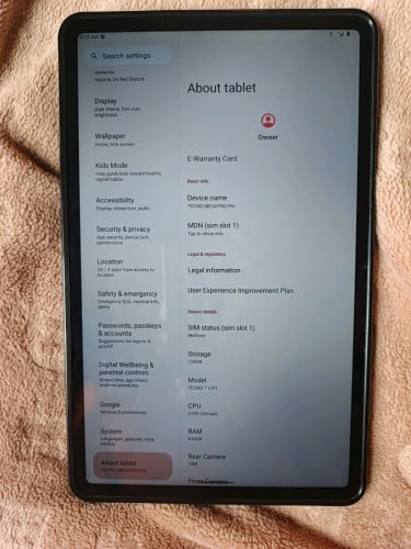 Tecno Megapad pro 12inch